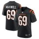 Men's Cincinnati Bengals Devonnsha Maxwell Nike  Black Team Game Jersey