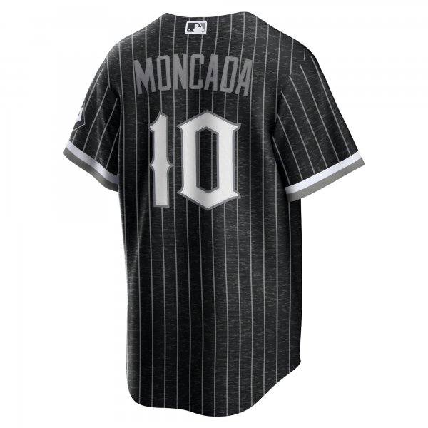 Men's Chicago White Sox Yoan Moncada Nike Black City Connect Replica Player Jersey