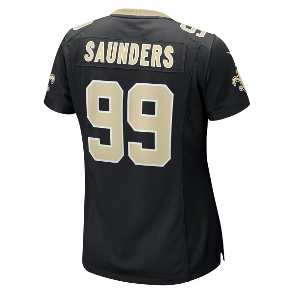 Women's New Orleans Saints Khalen Saunders Nike Black Game Jersey