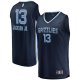 Youth Memphis Grizzlies Jaren Jackson Jr. Fanatics Navy 2021/22 Fast Break Replica Jersey - Icon Edition