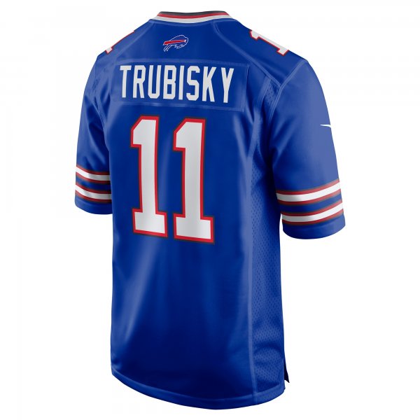 Men's Buffalo Bills Mitchell Trubisky Nike  Royal  Game Jersey