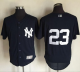 New York Yankees #23 Don Mattingly Navy Blue Flexbase Collection Stitched MLB Jersey