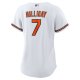 Women's Baltimore Orioles Jackson Holliday Nike White Home Replica Player Jersey