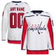 Men's Washington Capitals  adidas White Away  Primegreen Custom Jersey