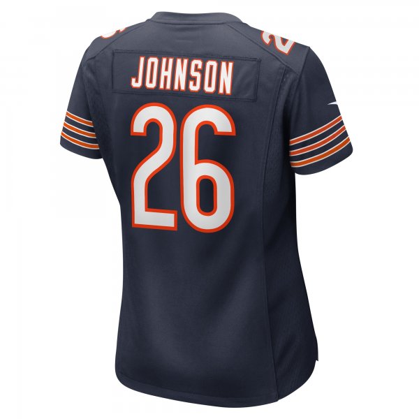 Women's Chicago Bears Quindell Johnson Nike  Navy Team Game Jersey